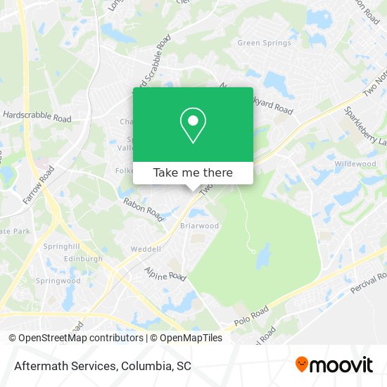 Aftermath Services map