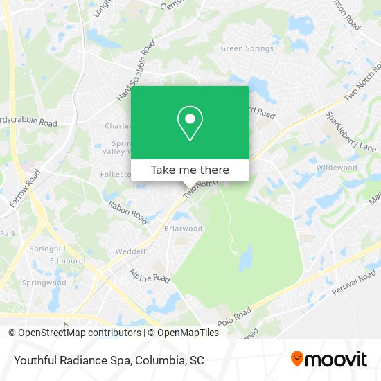 Youthful Radiance Spa map