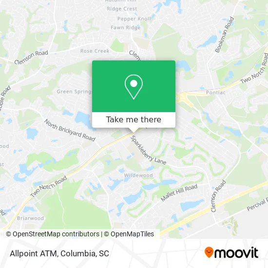 Allpoint ATM map