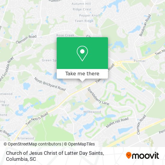 Mapa de Church of Jesus Christ of Latter Day Saints
