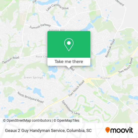 Geaux 2 Guy Handyman Service map