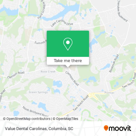 Mapa de Value Dental Carolinas