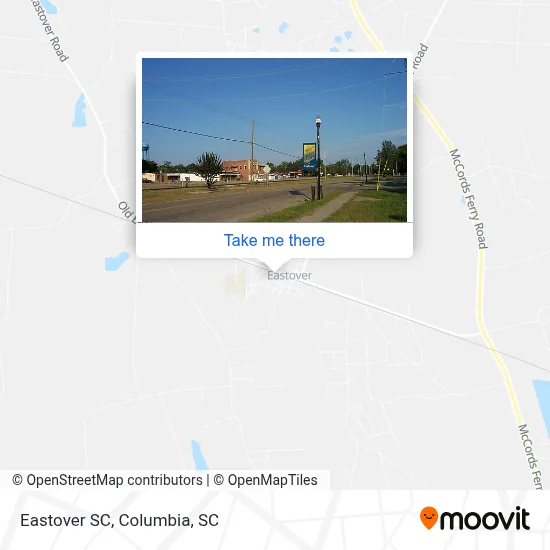 Eastover SC map