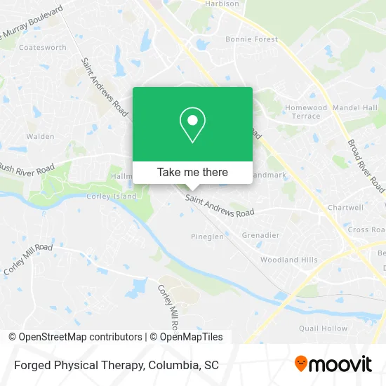 Forged Physical Therapy map