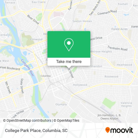 College Park Place map