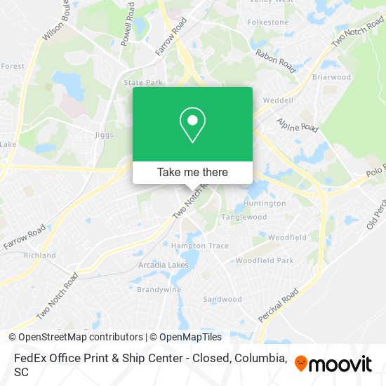 FedEx Office Print & Ship Center - Closed map