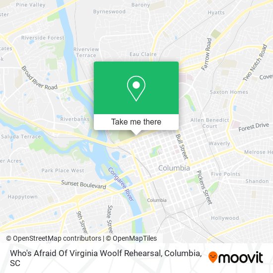 Who's Afraid Of Virginia Woolf Rehearsal map