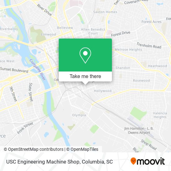 USC Engineering Machine Shop map