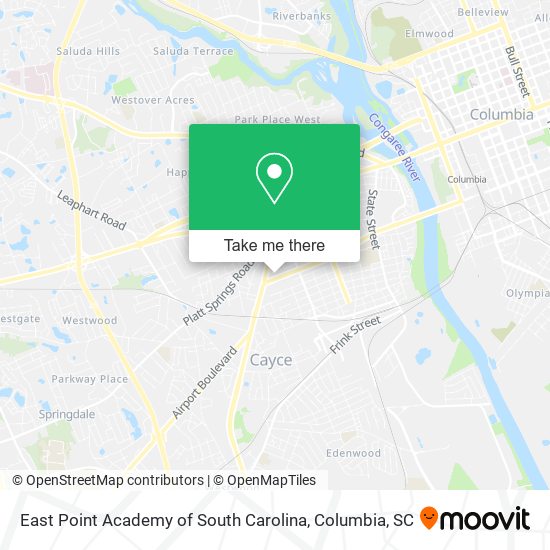 Mapa de East Point Academy of South Carolina