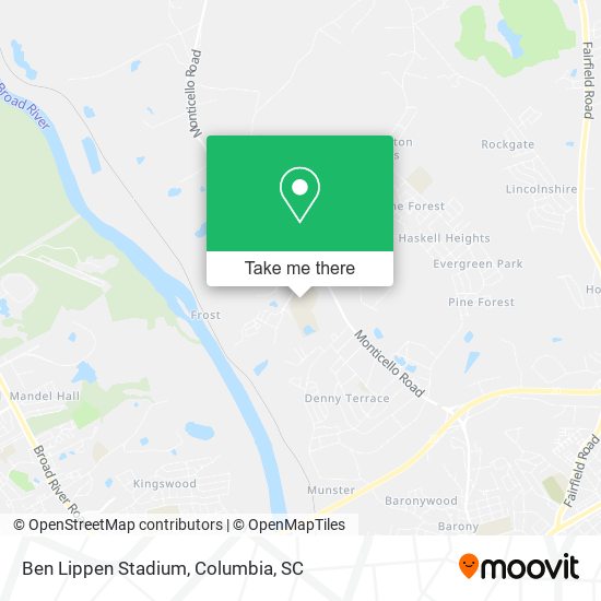 Ben Lippen Stadium map