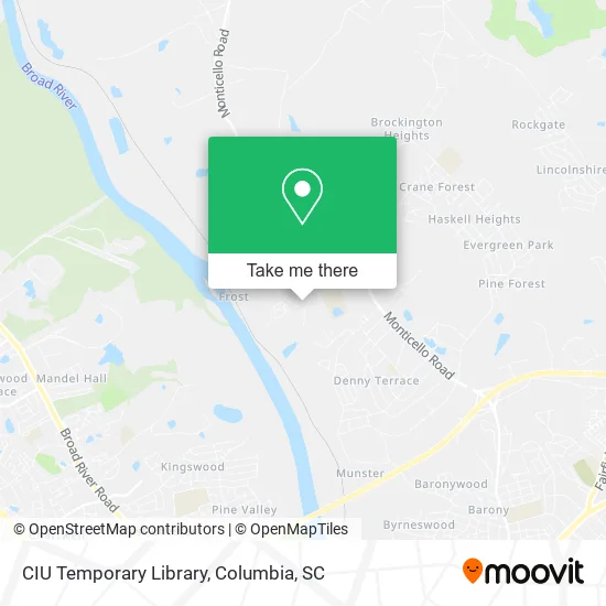 CIU Temporary Library map
