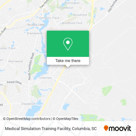 Mapa de Medical Simulation Training Facility