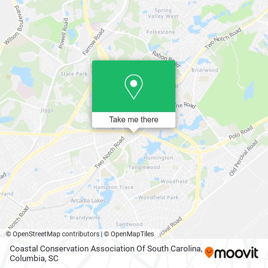 Mapa de Coastal Conservation Association Of South Carolina