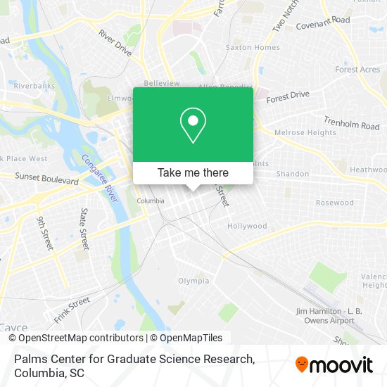 Palms Center for Graduate Science Research map
