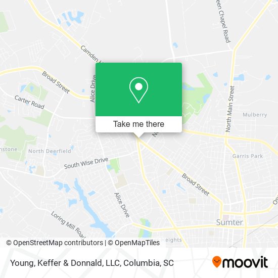 Young, Keffer & Donnald, LLC map
