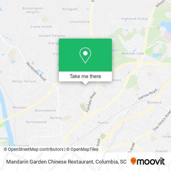 Mandarin Garden Chinese Restaurant map