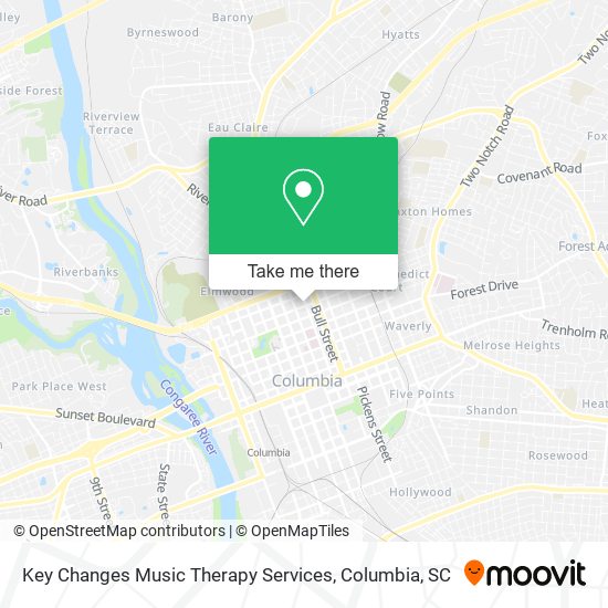 Key Changes Music Therapy Services map