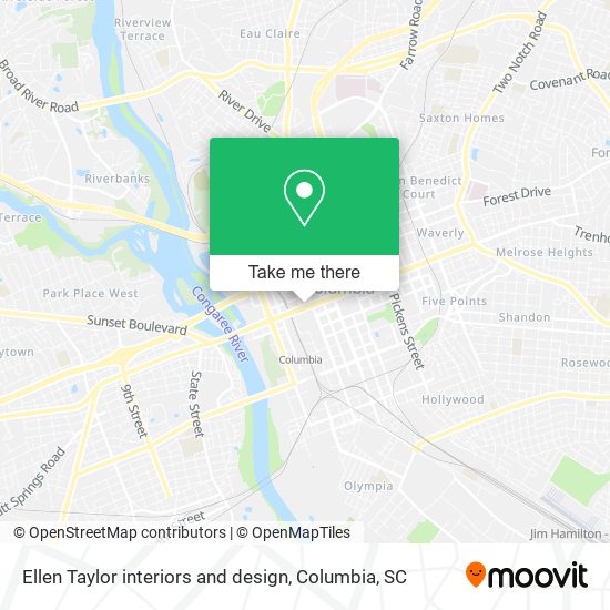 Ellen Taylor interiors and design map