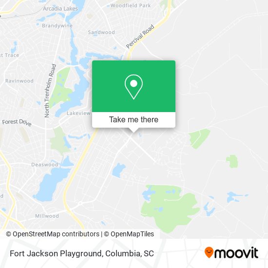 Mapa de Fort Jackson Playground