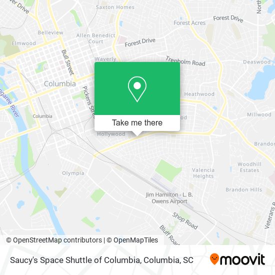 Saucy's Space Shuttle of Columbia map