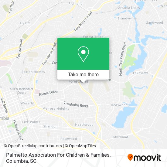 Palmetto Association For Children & Families map