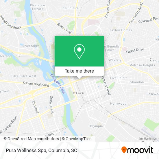 Pura Wellness Spa map