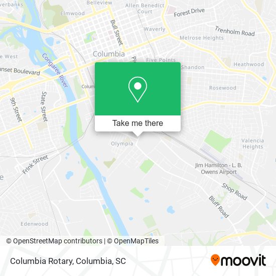 Columbia Rotary map