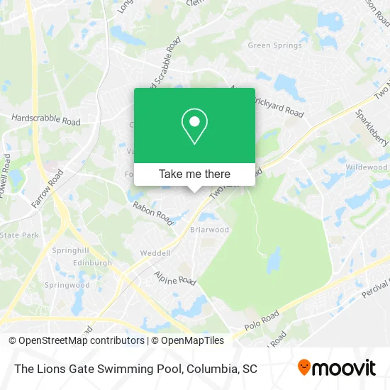 The Lions Gate Swimming Pool map