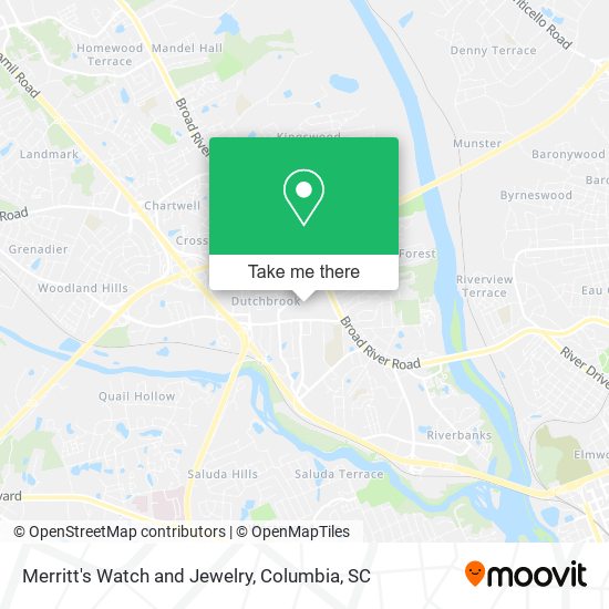 Mapa de Merritt's Watch and Jewelry