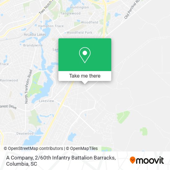 A Company, 2 / 60th Infantry Battalion Barracks map