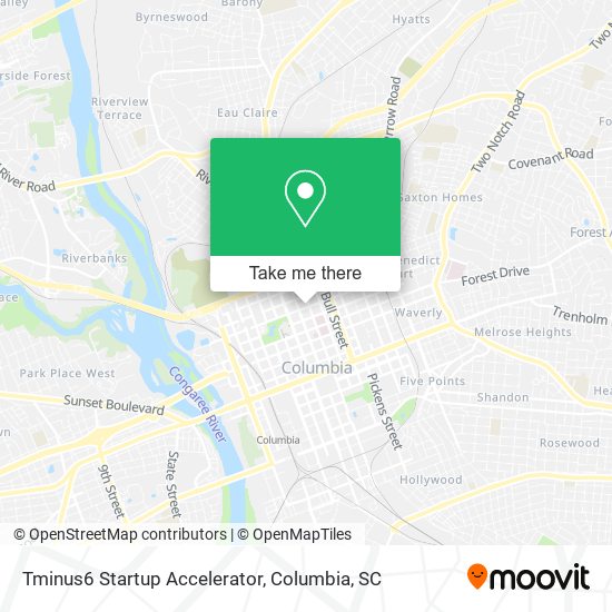 Mapa de Tminus6 Startup Accelerator