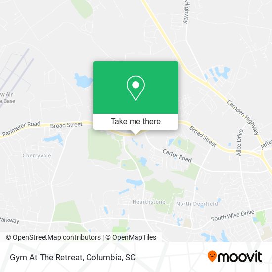 Gym At The Retreat map