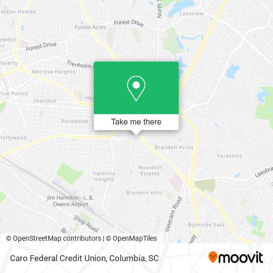 Caro Federal Credit Union map