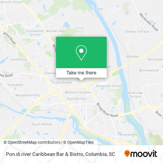 Pon.di.river Caribbean Bar & Bistro map