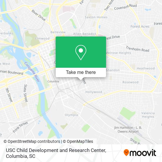 USC Child Development and Research Center map