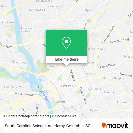 South Carolina Science Academy map