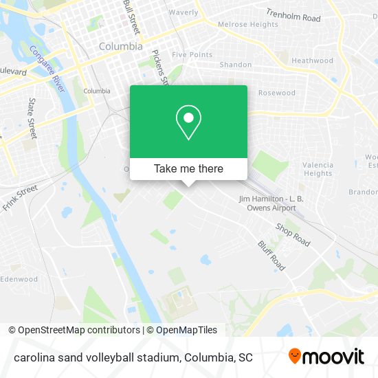 carolina sand volleyball stadium map