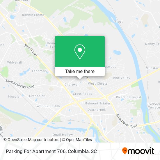 Parking For Apartment 706 map