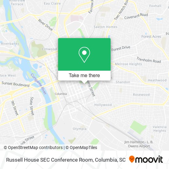 Mapa de Russell House SEC Conference Room