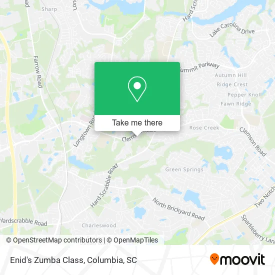 Enid's Zumba Class map