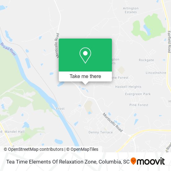 Mapa de Tea Time Elements Of Relaxation Zone