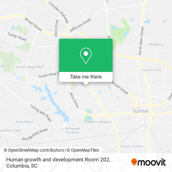 Human growth and development Room 202 map