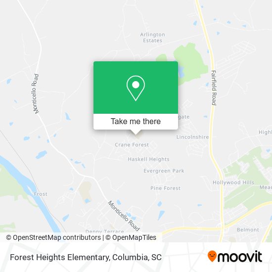 Forest Heights Elementary map