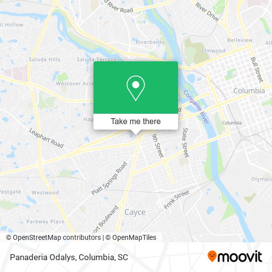 Panaderia Odalys map