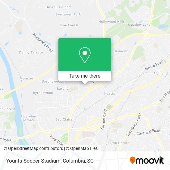 Younts Soccer Stadium map