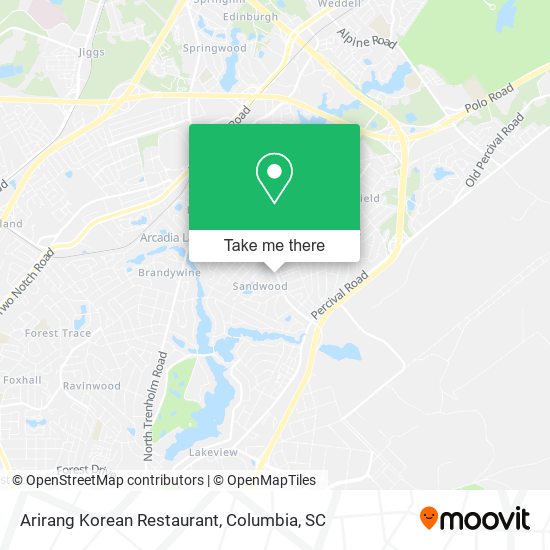 Arirang Korean Restaurant map