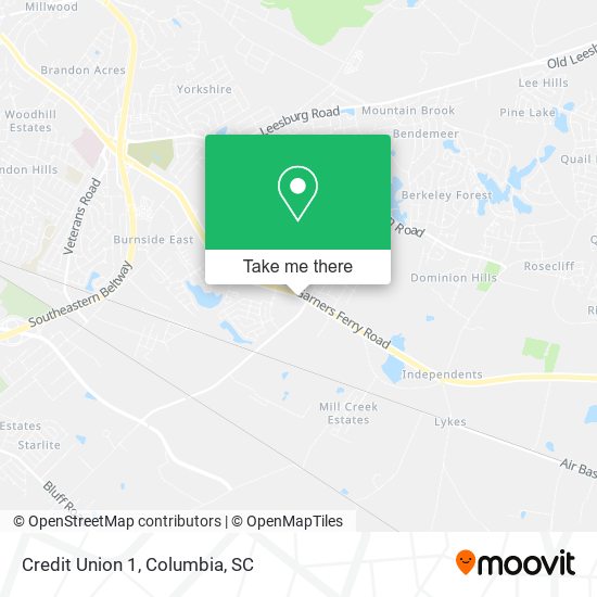 Credit Union 1 map