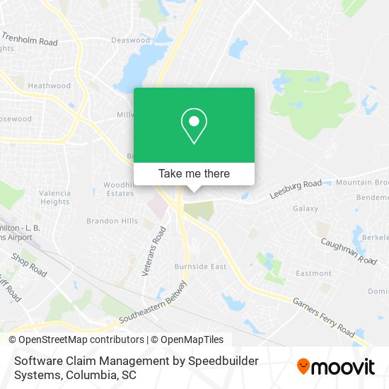 Software Claim Management by Speedbuilder Systems map