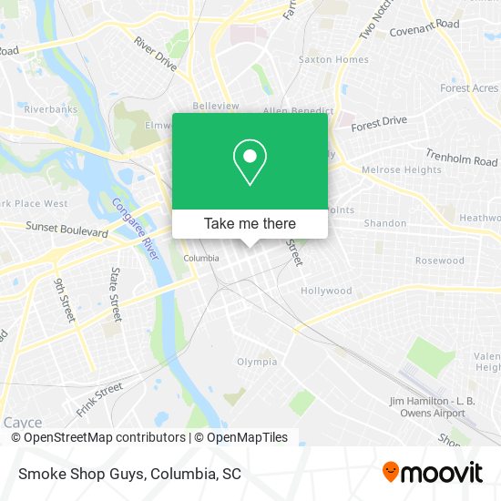 Smoke Shop Guys map