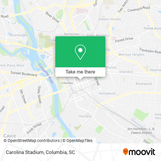 Mapa de Carolina Stadium